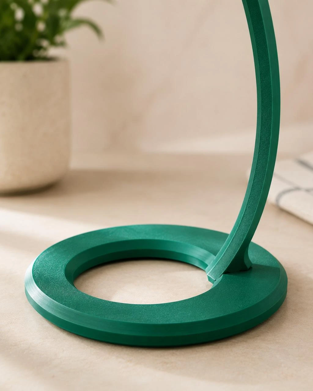 Green PLA Countertop Banana Holder | Kitchen Fruit Organizer – photo 2